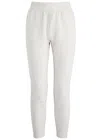 Varley The Slim Cuff Stretch-jersey Sweatpants In Ivory