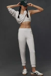 Varley The Slim Stripe Cuff Pants In White