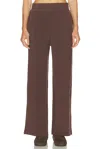 Varley The Wide Leg 30 Pant In Brown