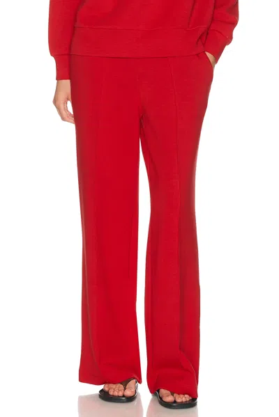 Varley The Wide Leg 30 Pant In Burgundy