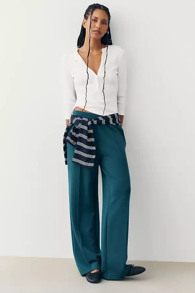 Varley The Wide Leg 30" Pants In Green