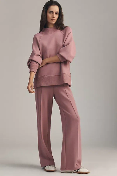 Varley The Wide Leg 30" Pants In Brown