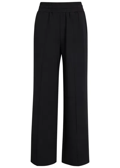 Varley The Wide Leg 30 Stretch-jersey Sweatpants In Black