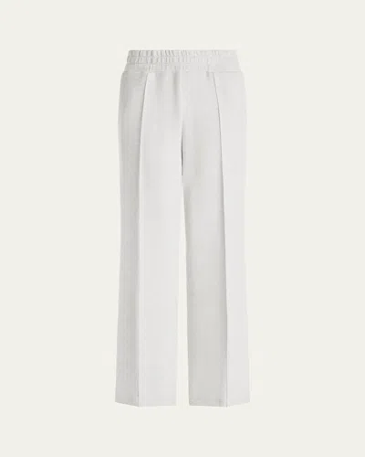 Varley The Wide Leg Pants 28" In Ivory Marl