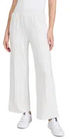 Varley The Wide Leg Pants Ivory Marl In Ivory Marl