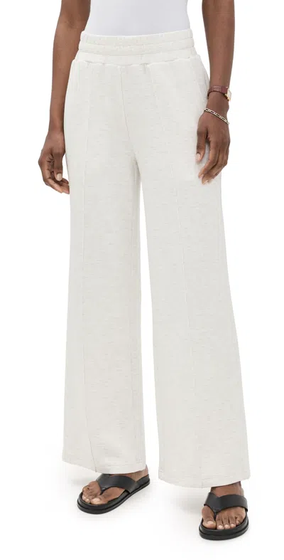 Varley The Wide Leg Pants 30 Ivory Marl In Multi