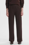 Varley The Wide Leg Pants In Burgundy