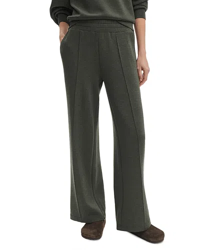 Varley The Wide Leg Pants In Burgundy