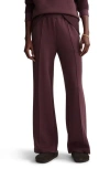 Varley The Wide Leg Pants In Deep Mahogany