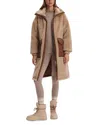 Varley Theia Reversible Coat In Brown