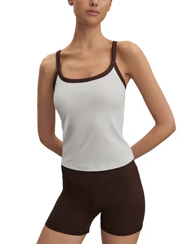 Varley Theon Scoop Neck Tank In White