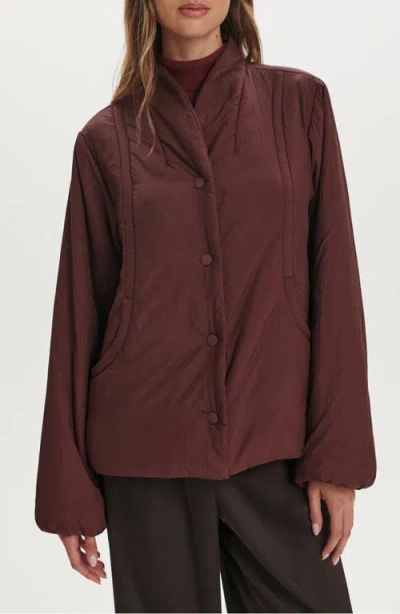 Varley Tilley Light Padded Jacket In Gold