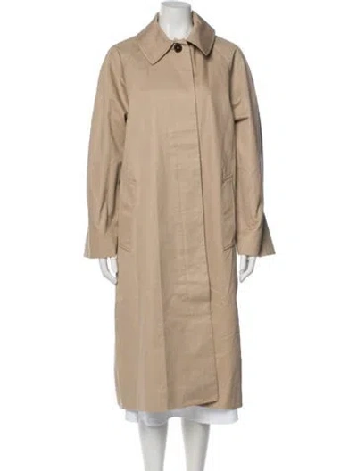 Pre-owned Varley Trench Coat In Neutral