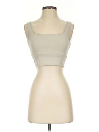 Pre-owned Varley Tube Top Tan Strapless Neckline Tops