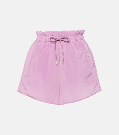 Varley Tulair High-rise 3 Shorts In Smoky Grape