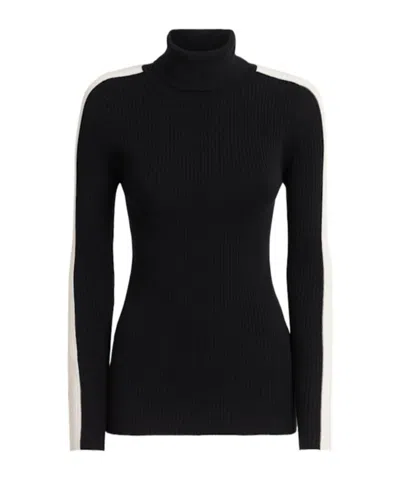 Varley Turtleneck Knit Sweater In Black