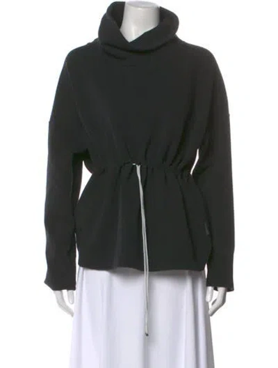 Pre-owned Varley Turtleneck Sweater In Black