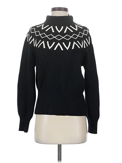 Pre-owned Varley Turtleneck Sweater In Black