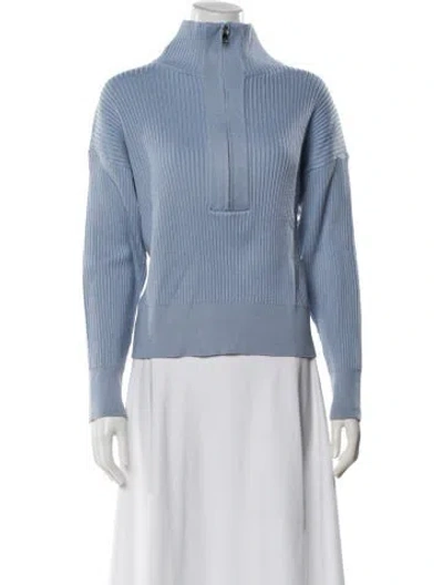 Pre-owned Varley Turtleneck Sweater In Blue