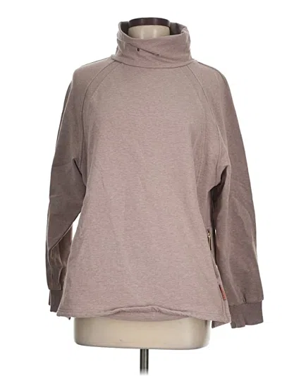 Pre-owned Varley Turtleneck Sweater In Brown