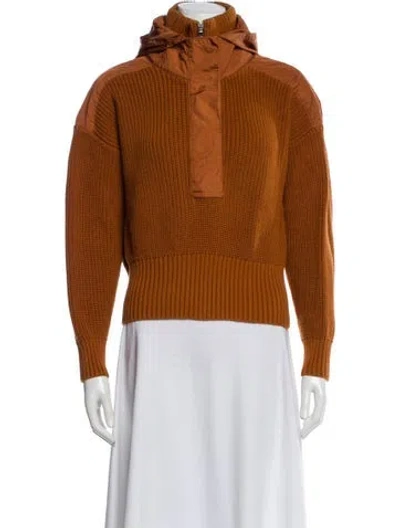 Pre-owned Varley Turtleneck Sweater In Brown