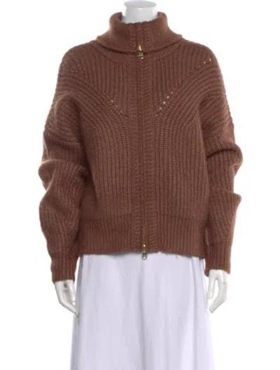 Pre-owned Varley Turtleneck Sweater In Brown