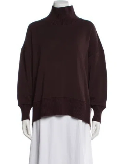 Pre-owned Varley Turtleneck Sweater In Brown