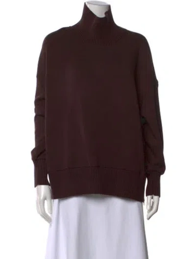 Pre-owned Varley Turtleneck Sweater In Brown