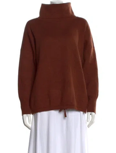 Pre-owned Varley Turtleneck Sweater In Brown