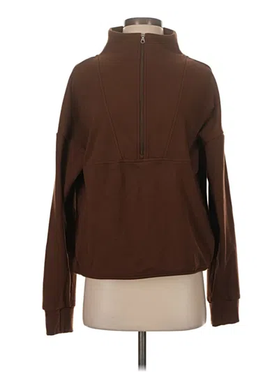 Pre-owned Varley Turtleneck Sweater In Brown
