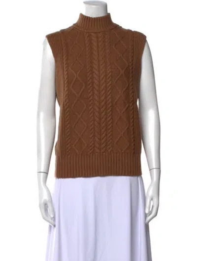 Pre-owned Varley Turtleneck Sweater In Brown