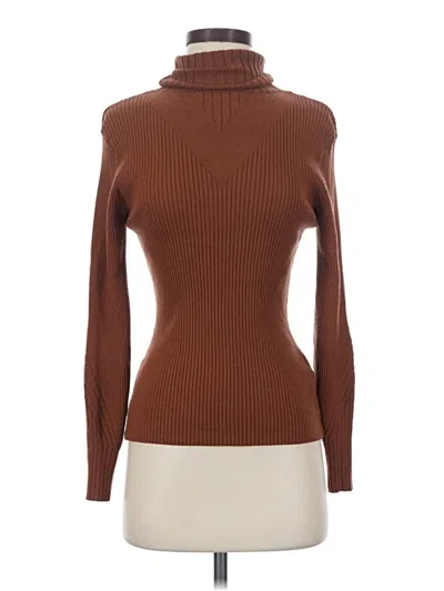 Pre-owned Varley Turtleneck Sweater In Brown