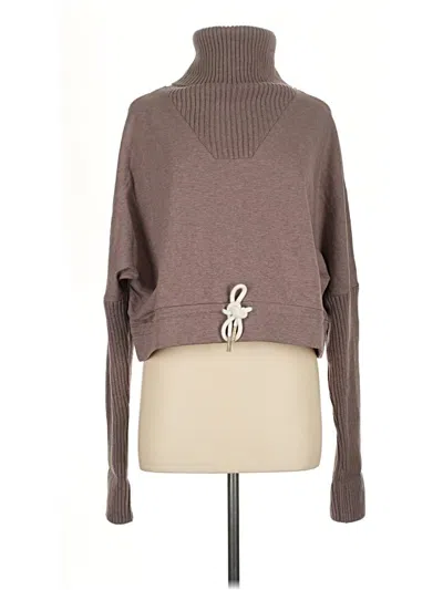 Pre-owned Varley Turtleneck Sweater In Brown