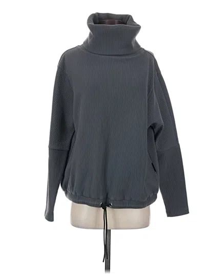 Pre-owned Varley Turtleneck Sweater In Gray