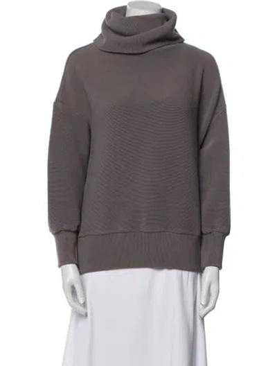 Pre-owned Varley Turtleneck Sweater In Gray
