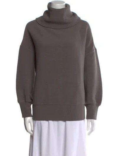 Pre-owned Varley Turtleneck Sweater In Gray