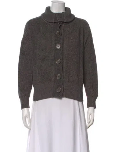 Pre-owned Varley Turtleneck Sweater In Gray