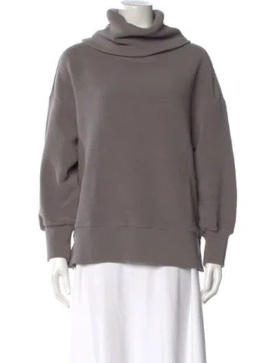 Pre-owned Varley Turtleneck Sweater In Gray