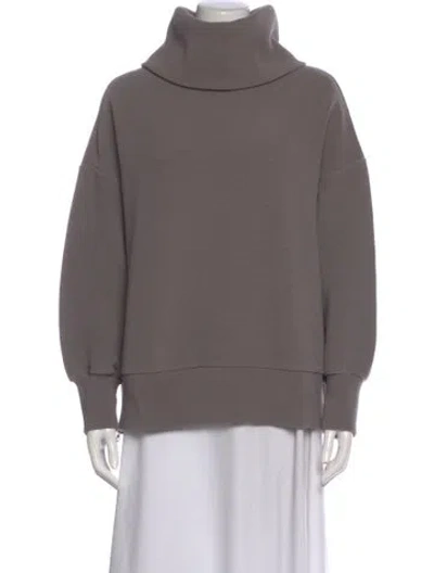 Pre-owned Varley Turtleneck Sweater In Gray