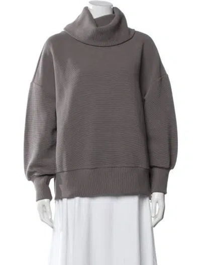 Pre-owned Varley Turtleneck Sweater In Gray