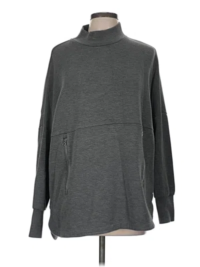 Pre-owned Varley Turtleneck Sweater In Gray