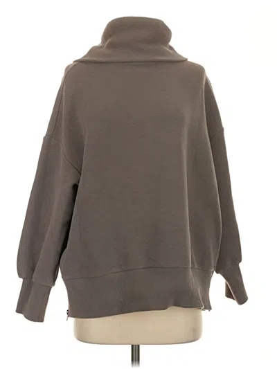 Pre-owned Varley Turtleneck Sweater In Gray