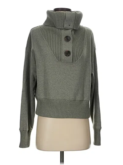 Pre-owned Varley Turtleneck Sweater In Green