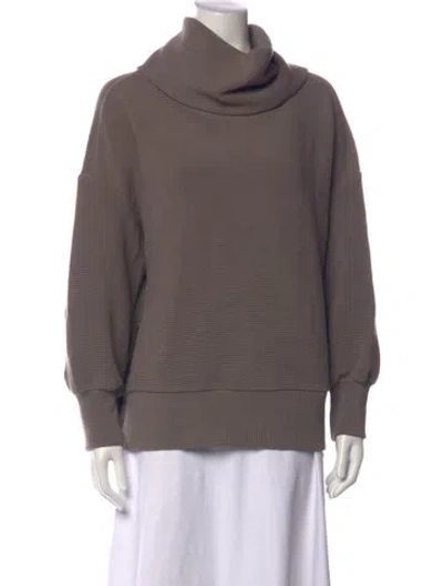 Pre-owned Varley Turtleneck Sweater In Grey