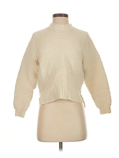 Pre-owned Varley Turtleneck Sweater In Ivory
