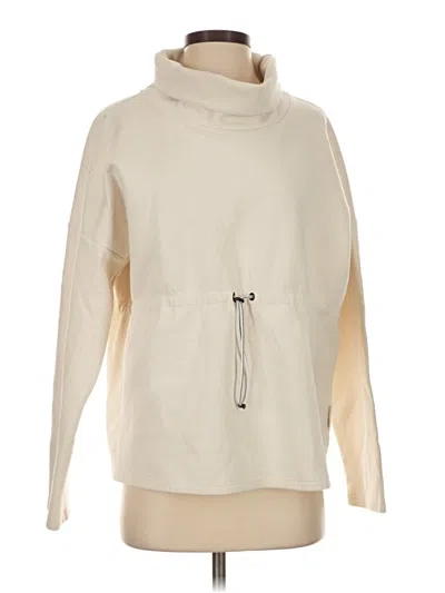 Pre-owned Varley Turtleneck Sweater In Ivory