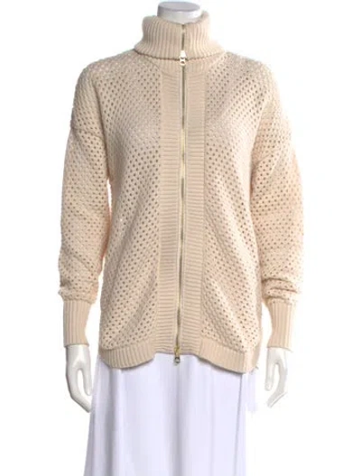 Pre-owned Varley Turtleneck Sweater In Neutral