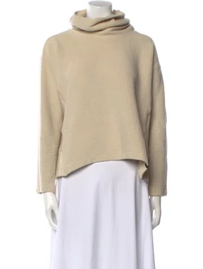 Pre-owned Varley Turtleneck Sweater In Neutral