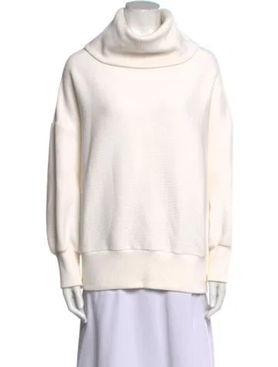 Pre-owned Varley Turtleneck Sweater In Neutral