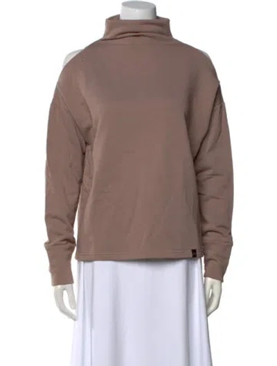 Pre-owned Varley Turtleneck Sweater In Neutral